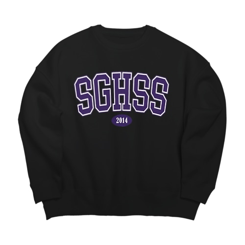 SGHSS　カレッジロゴ（非公認）　紫 Big Crew Neck Sweatshirt