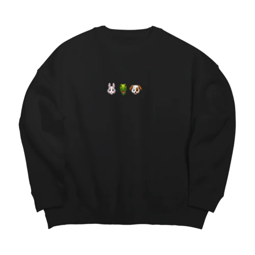 絵文字達 Big Crew Neck Sweatshirt