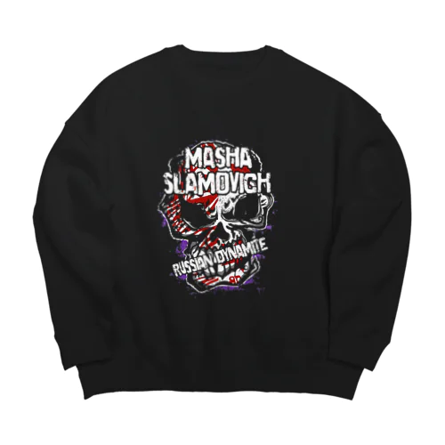 マーシャ LOGO Big Crew Neck Sweatshirt