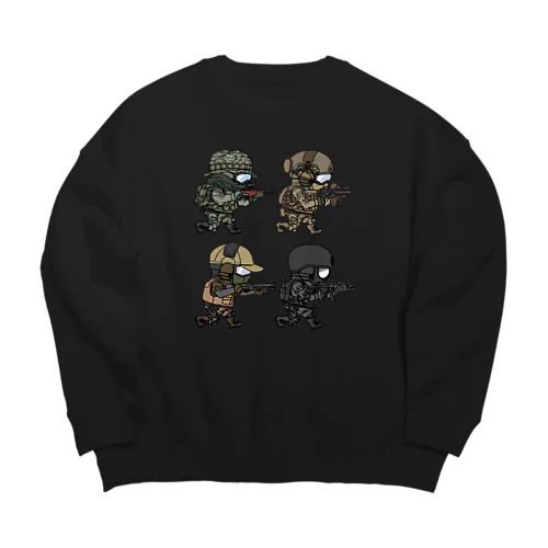 プチソルジャーズ Big Crew Neck Sweatshirt