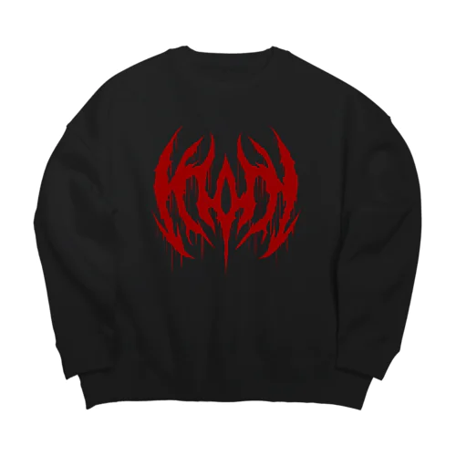 ECTOMY BLOOD Big Crew Neck Sweatshirt