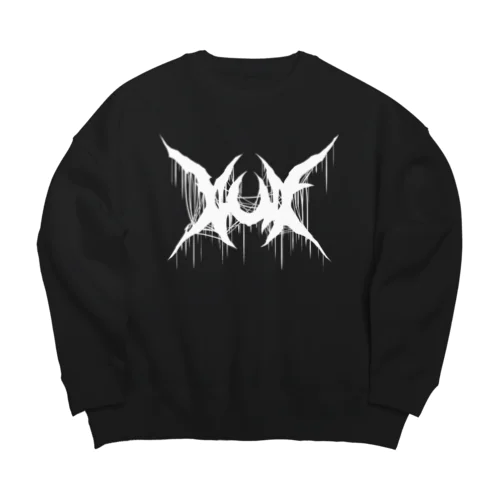 DECAY WHITE Big Crew Neck Sweatshirt