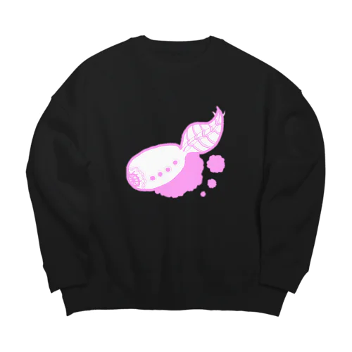 しだずーん Big Crew Neck Sweatshirt