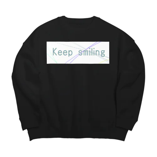 シンプルデザイン Big Crew Neck Sweatshirt