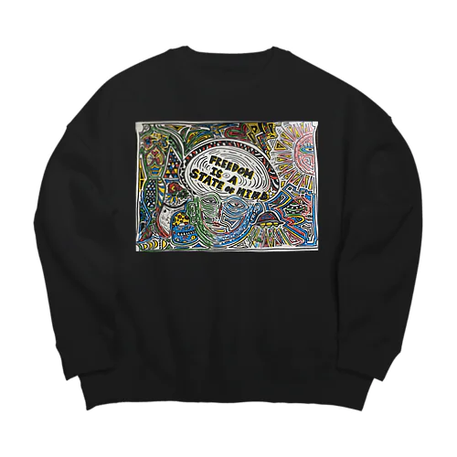 宇宙人 Big Crew Neck Sweatshirt