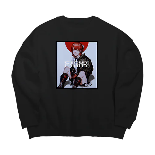 負け惜しみ Big Crew Neck Sweatshirt