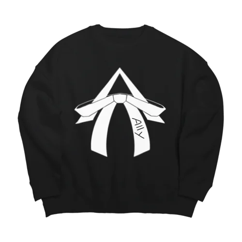 ろんてぃー Big Crew Neck Sweatshirt