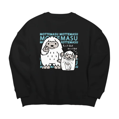 CT111 YETI is yeah*B*エコバッグもってます Big Crew Neck Sweatshirt