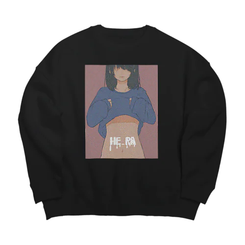 匿名彼女 Big Crew Neck Sweatshirt