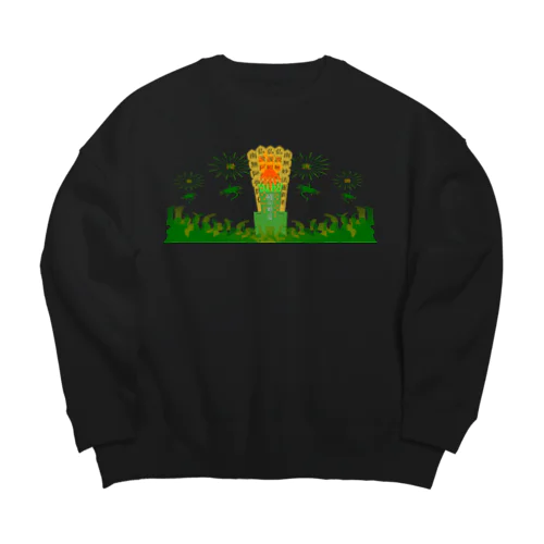 疲労癖之墓 Big Crew Neck Sweatshirt