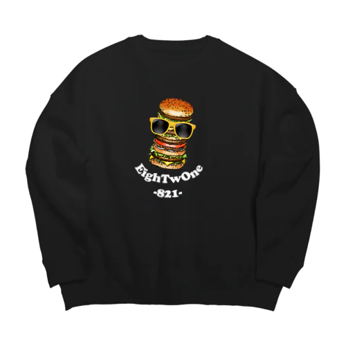 バーガーマン🍔 Big Crew Neck Sweatshirt
