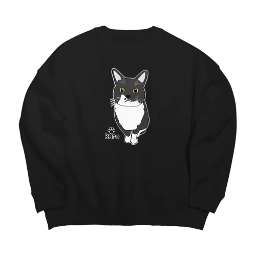 くろちゃん Big Crew Neck Sweatshirt