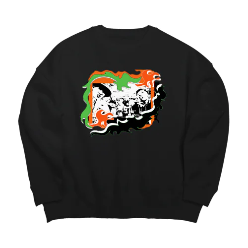 スリーボーズ Big Crew Neck Sweatshirt