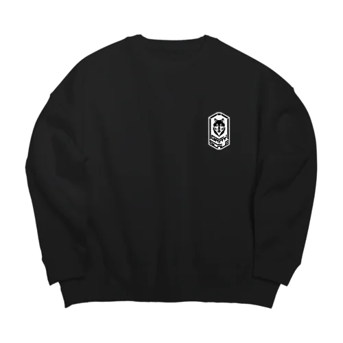 GRAY SCALE エンブレム Big Crew Neck Sweatshirt