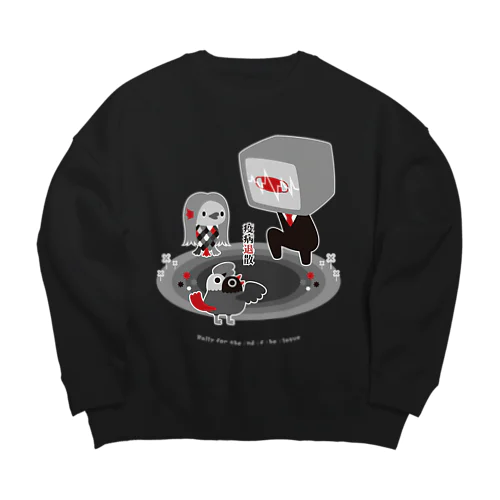 【TVman４】 Big Crew Neck Sweatshirt