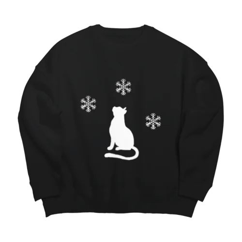 雪猫 Big Crew Neck Sweatshirt