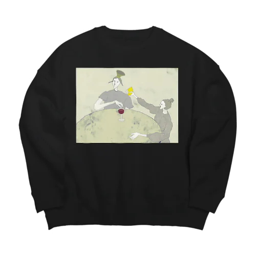 レモン Big Crew Neck Sweatshirt