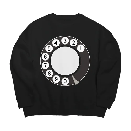 黒電話 Big Crew Neck Sweatshirt