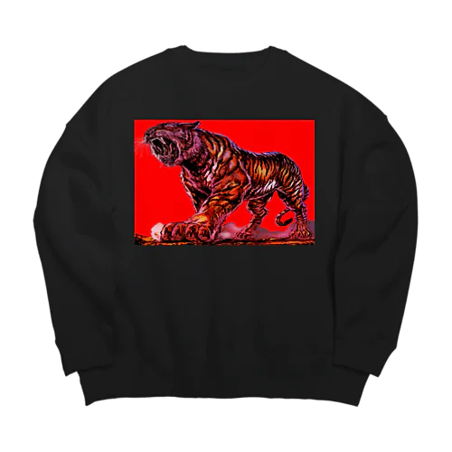 猛虎襲来 Big Crew Neck Sweatshirt