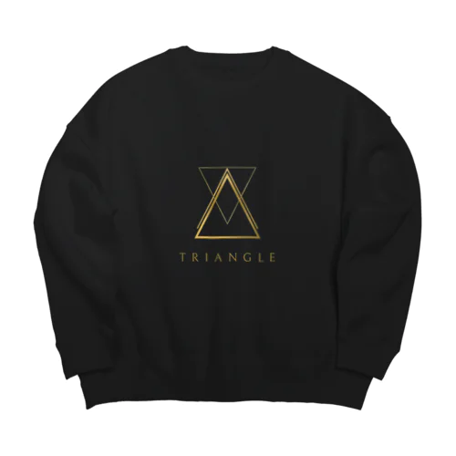 triangle T Big Crew Neck Sweatshirt