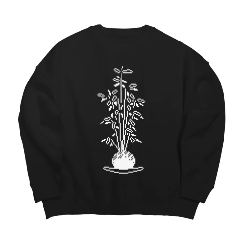 ドットボンサイ(竹) Big Crew Neck Sweatshirt