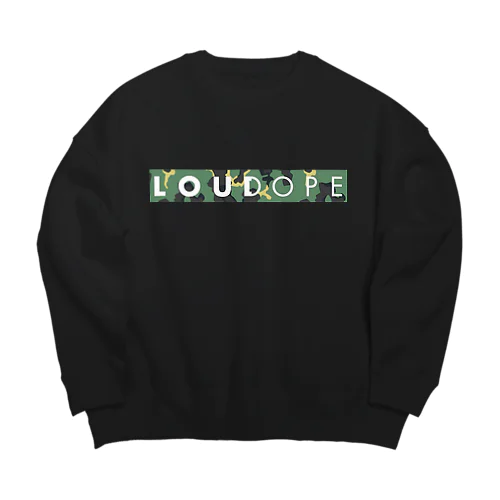 LOUDOPE Gカモボックスロゴ ビッグシルエットスウェット