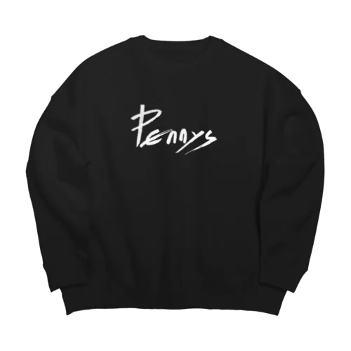 ペニーズ　broken Big Crew Neck Sweatshirt