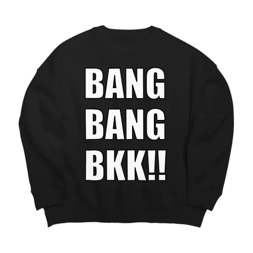 Logo_white Big Crew Neck Sweatshirt