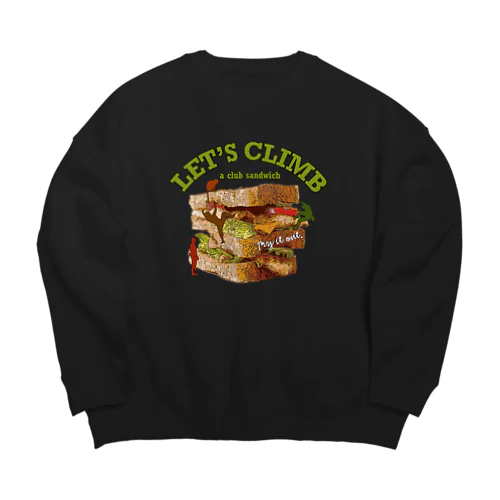 Climbing c-sandwich Big Crew Neck Sweatshirt