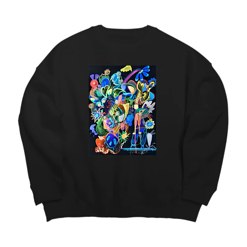 夜行性物語 Big Crew Neck Sweatshirt