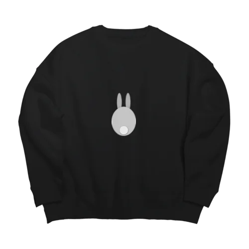 うざぎのテール - rabbit tail Big Crew Neck Sweatshirt