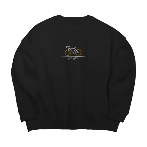 GO MY WAY Big Crew Neck Sweatshirt