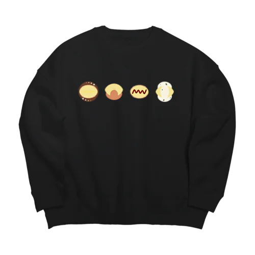 ふわとろオムライス Big Crew Neck Sweatshirt