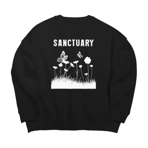 サンクチュアリ　カラー2 Big Crew Neck Sweatshirt