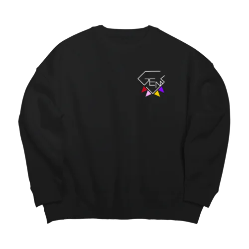 GEMS オフシャルグッズ　BLACK Big Crew Neck Sweatshirt