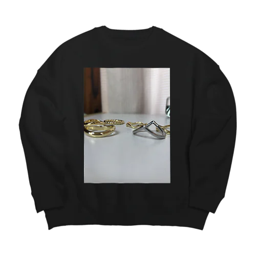 オシャレなアクセサリー Big Crew Neck Sweatshirt