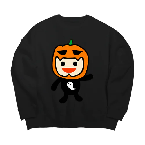 ハロっ子 Big Crew Neck Sweatshirt