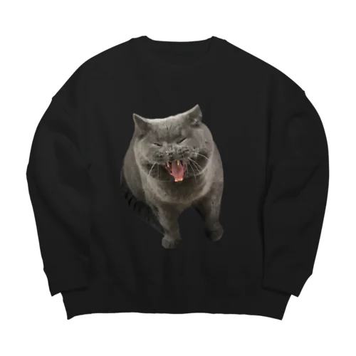 うちの猫 Big Crew Neck Sweatshirt