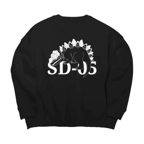 Sweets Dinosaur 05 B Big Crew Neck Sweatshirt