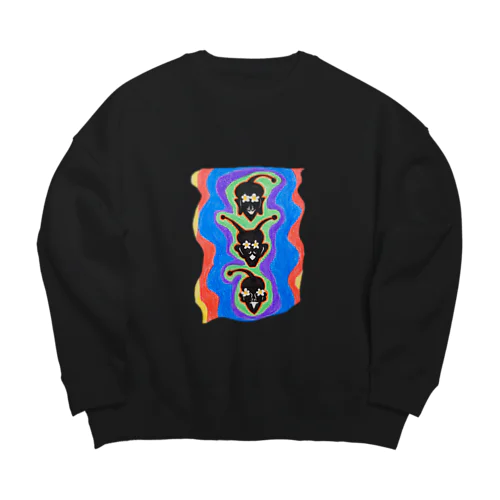 UMA！三兄弟 Big Crew Neck Sweatshirt