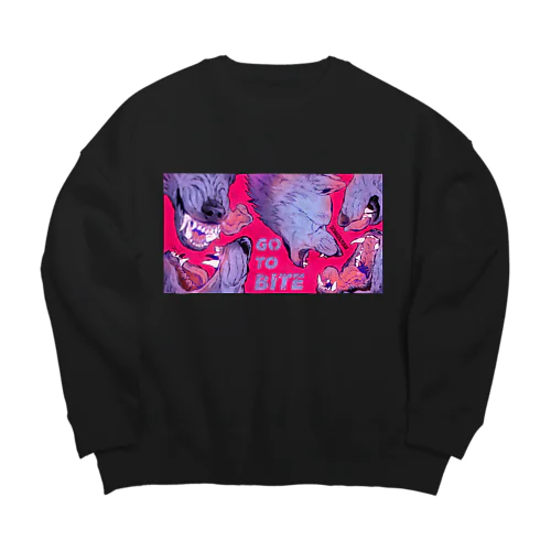 GO TO BITE Big Crew Neck Sweatshirt