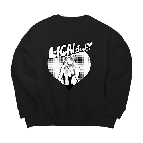 ハートすうぇっと Big Crew Neck Sweatshirt