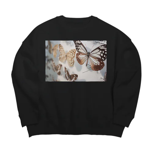 蝶の標本 Big Crew Neck Sweatshirt