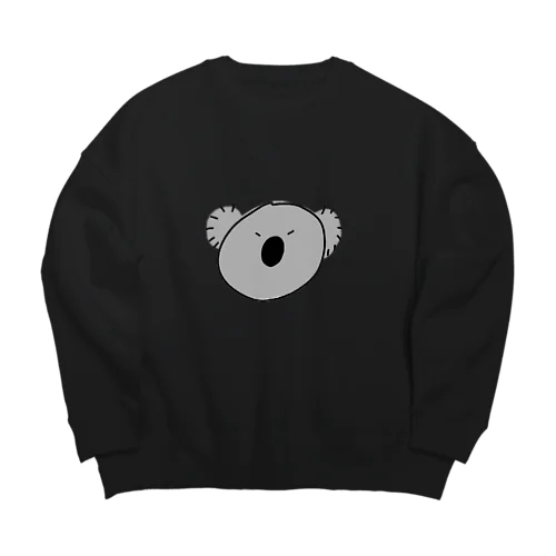 ちょっと拗ねてるこあらくん Big Crew Neck Sweatshirt