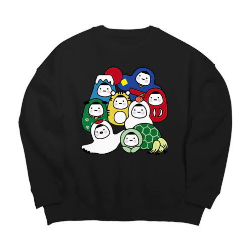 待機賀正 Big Crew Neck Sweatshirt