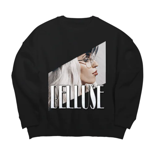 belluse domina Big Crew Neck Sweatshirt