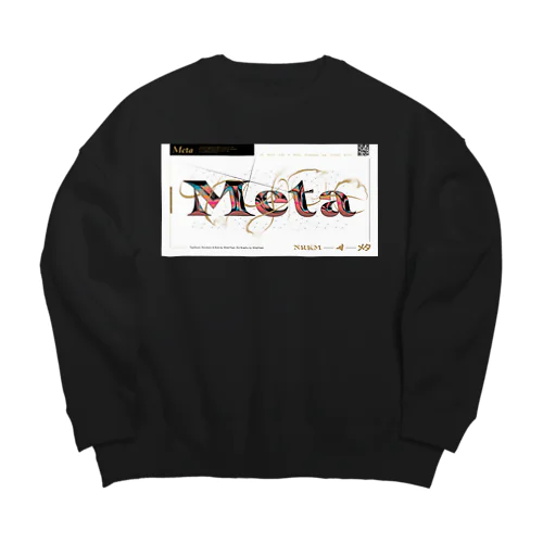Chrome Meta Blanc » Narukami Big Crew Neck Sweatshirt