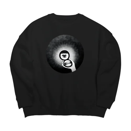 その鏡がうつすのは。 Big Crew Neck Sweatshirt