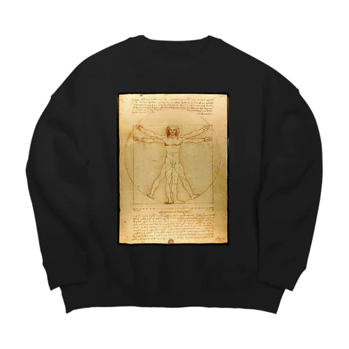 Uomo vitruviano Big Crew Neck Sweatshirt