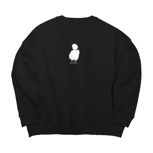 Who are you? Big Crew Neck Sweatshirt